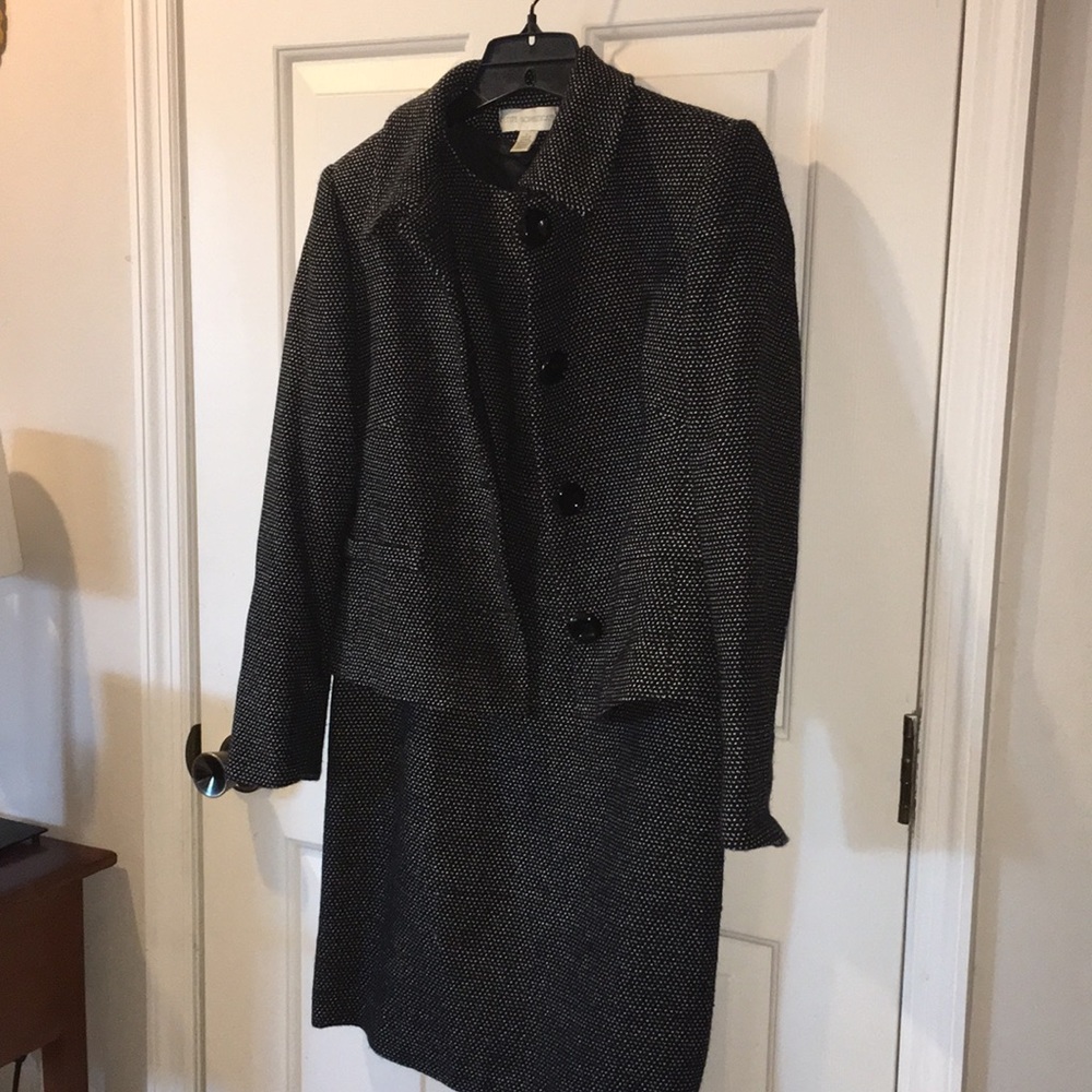 2 piece dress and jacket set.